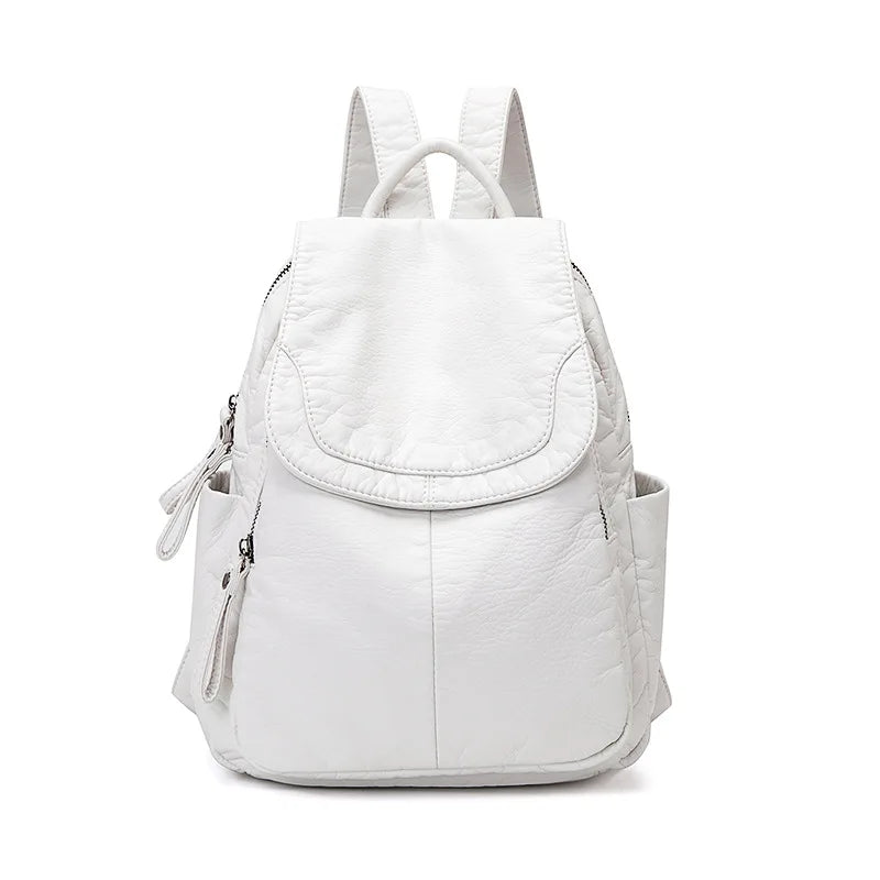 Lily | Washed leather backpack-Elly Rose
