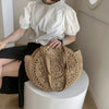 Zoë | Elegant and multifunctional handmade straw bag-Elly Rose