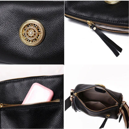 Aurelia Luxe Rotating leather handbag-Elly Rose