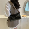 Trine | Vintage Leather Crossbody Bag with Woven Adjustable Strap-Elly Rose