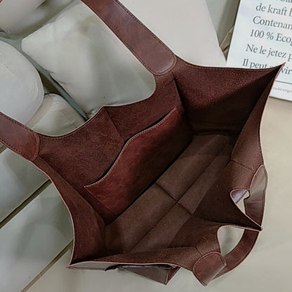 Liva Bag | Spacious leather handbag-Elly Rose