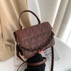 Glamoura Plaid Crossbody Shoulder Bag-Elly Rose
