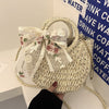 Women's woven handbag - Chic and lightweight-Elly Rose