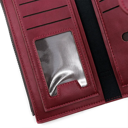 Long leather wallet | Practical and elegant-Elly Rose