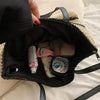 Summer shoulder bag in striped fabric-Elly Rose