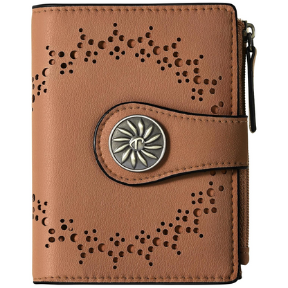 Women's RFID wallet with zip pocket - Claire-Elly Rose