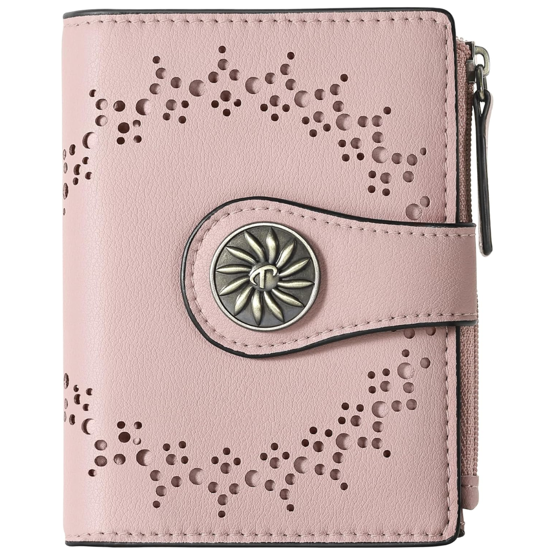 Women's RFID wallet with zip pocket - Claire-Elly Rose