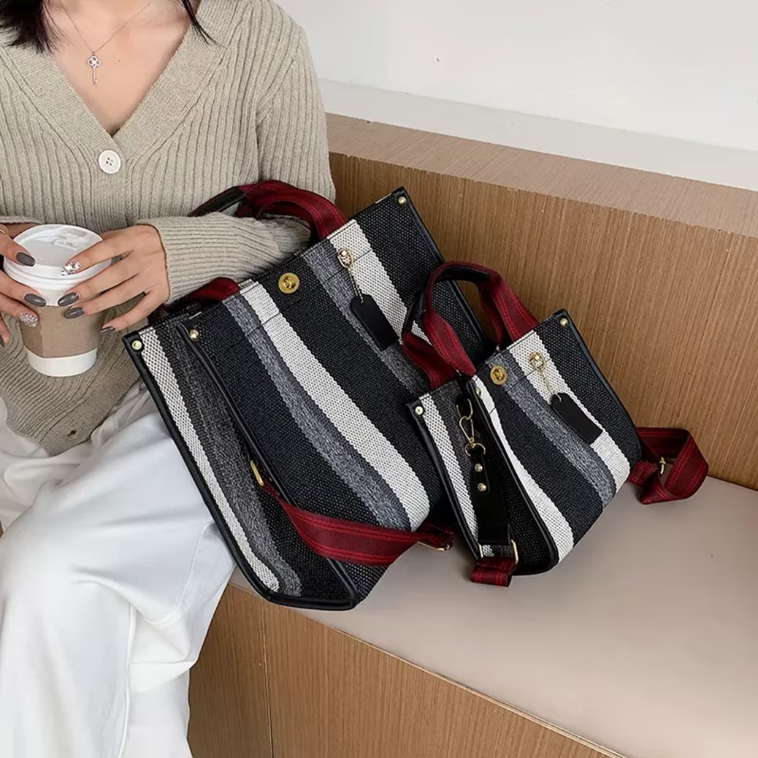 Rachelle canvas carrier bags - Versatile and trendy-Elly Rose