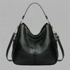 Cecile | Elegant leather messenger bag with large interior-Elly Rose