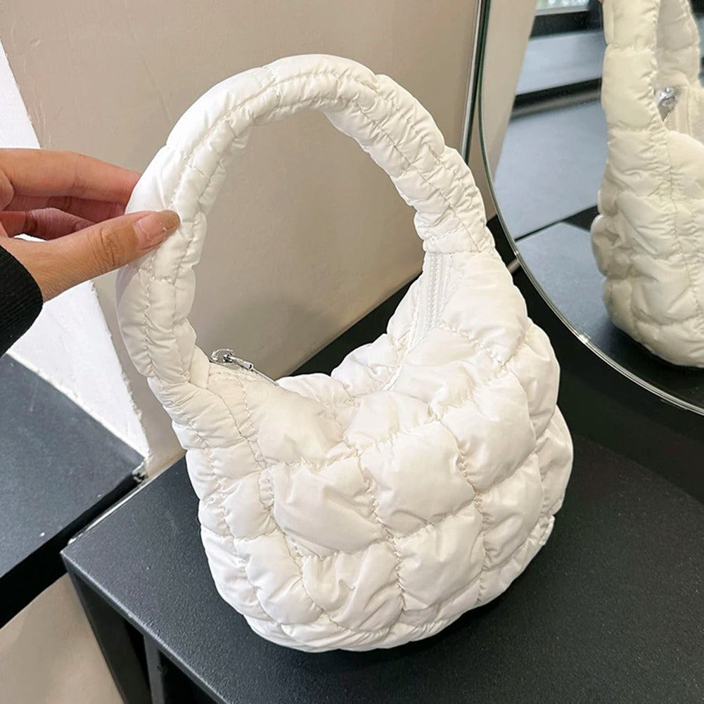 Posei - Candy pleated handbag-Elly Rose