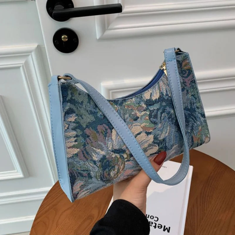 Trendy Art Underarm Bag-Elly Rose