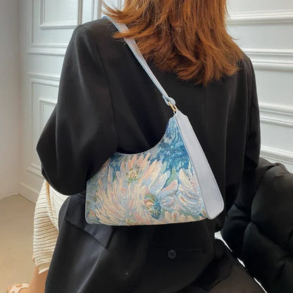 Trendy Art Underarm Bag-Elly Rose