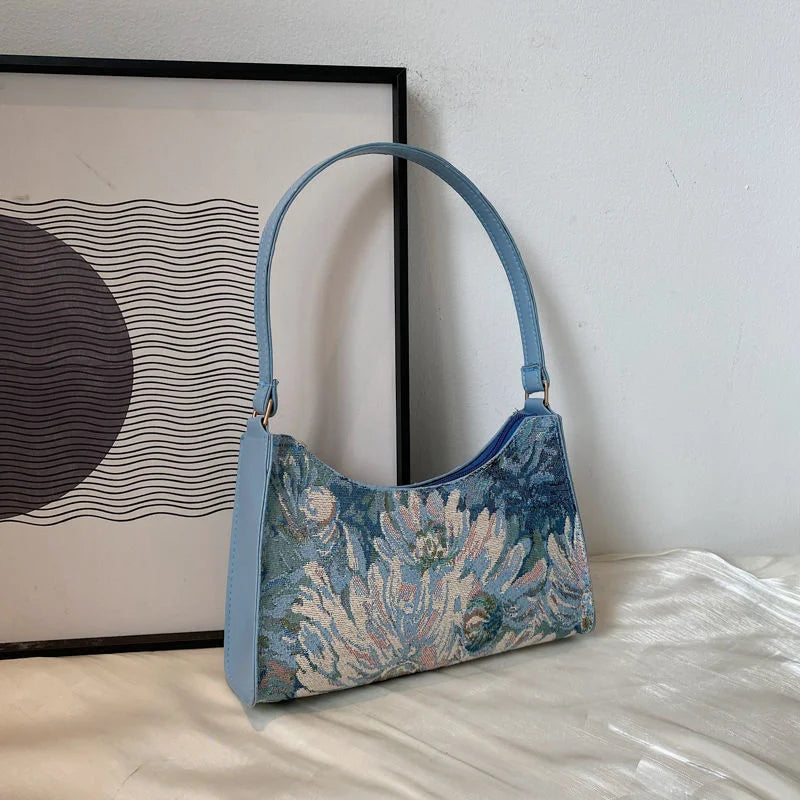 Trendy Art Underarm Bag-Elly Rose