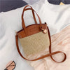 Shoulder bag with woven pattern - Valerie-Elly Rose
