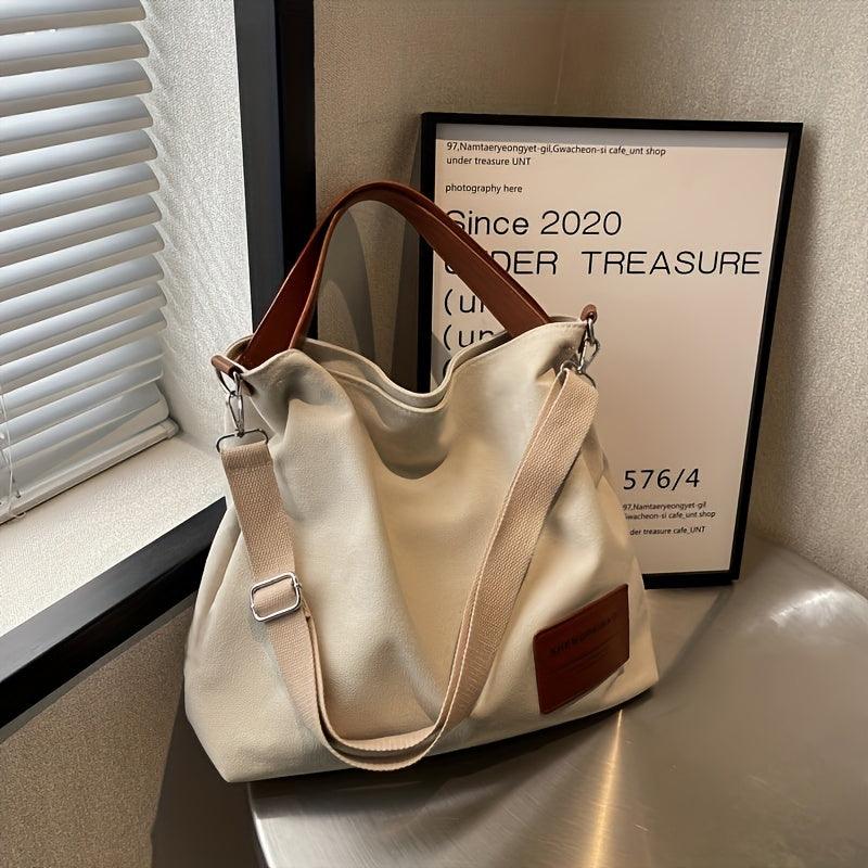 Simple canvas shoulder bag - Billie Bag-Elly Rose