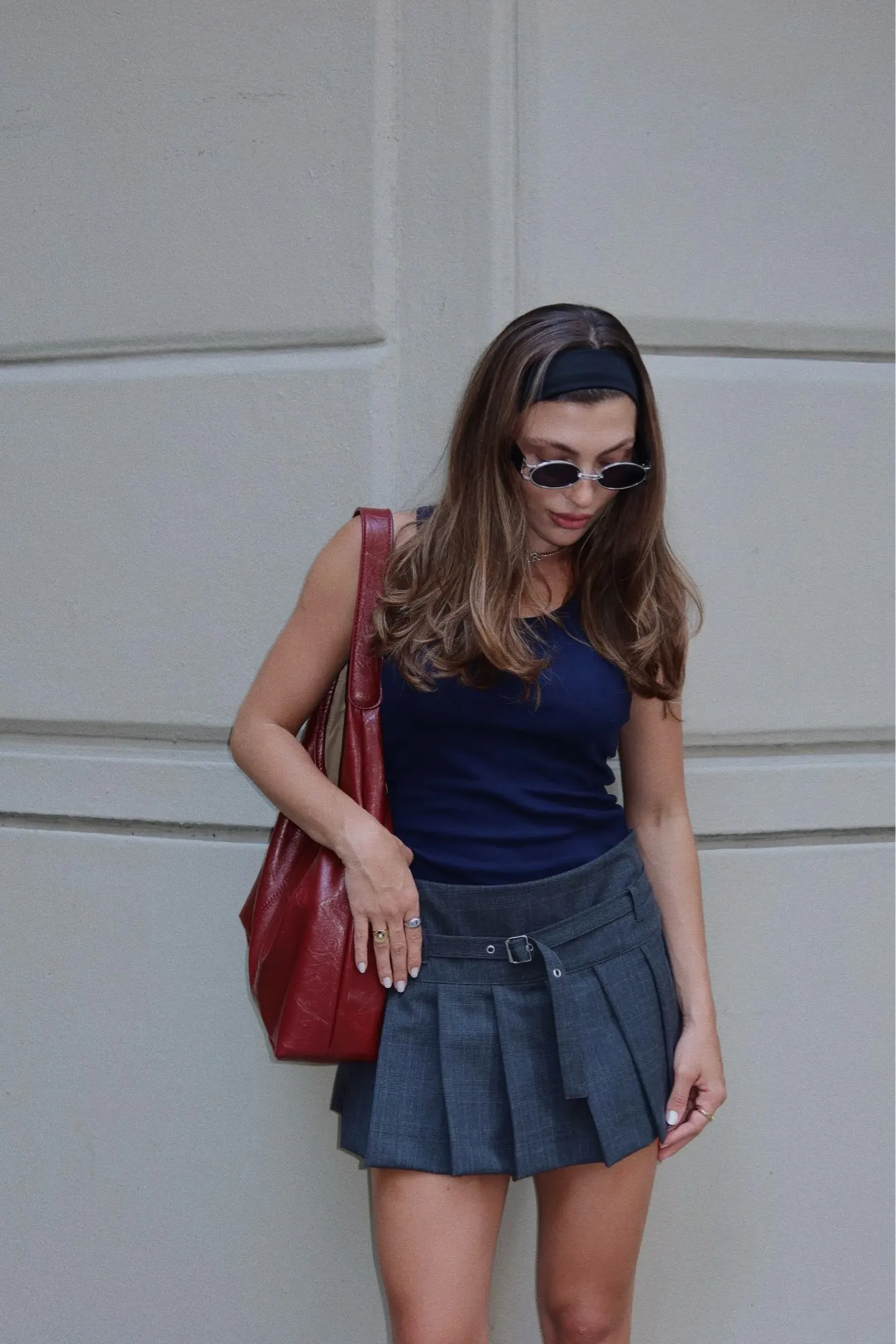 Classic leather handbag - Dael-Elly Rose