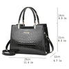 Shiny crocodile handbag-Elly Rose