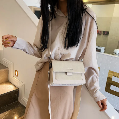 Kristel shoulder bag with practical flap opening-Elly Rose