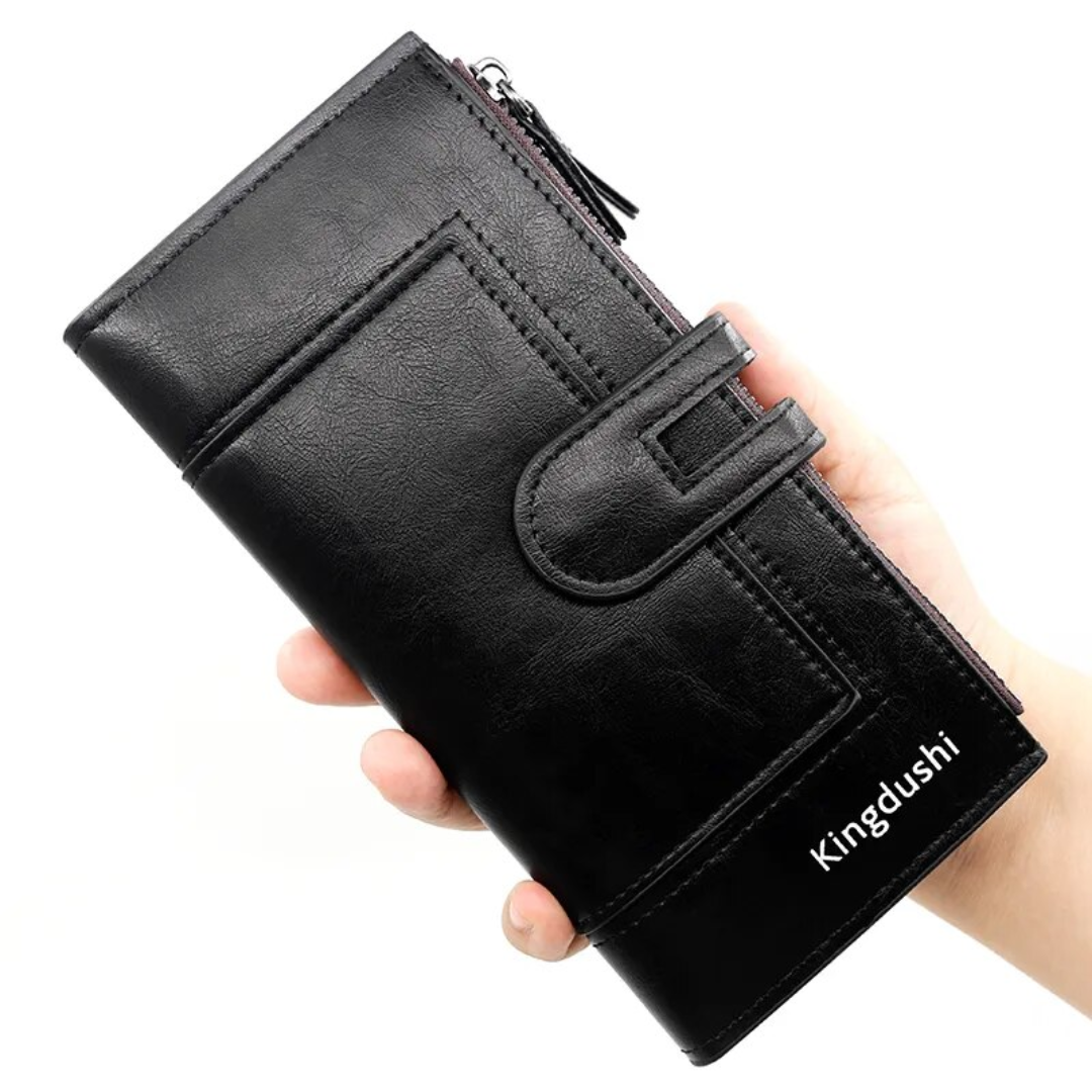 Long leather wallet | Practical and elegant-Elly Rose