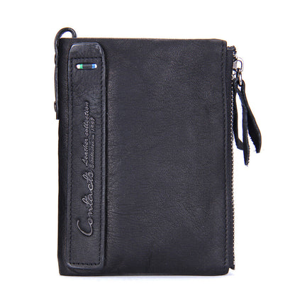 Compact wallet with double zipper closure | Practical and elegant-Elly Rose