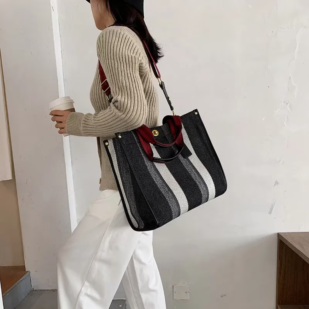 Rachelle canvas carrier bags - Versatile and trendy-Elly Rose