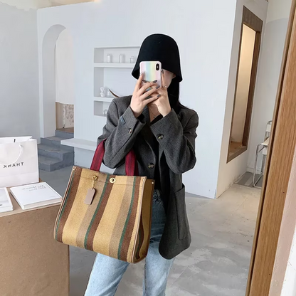 Rachelle canvas carrier bags - Versatile and trendy-Elly Rose