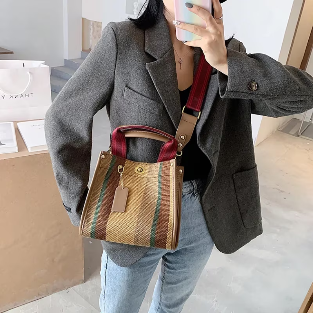 Rachelle canvas carrier bags - Versatile and trendy-Elly Rose