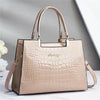 Shiny crocodile handbag-Elly Rose