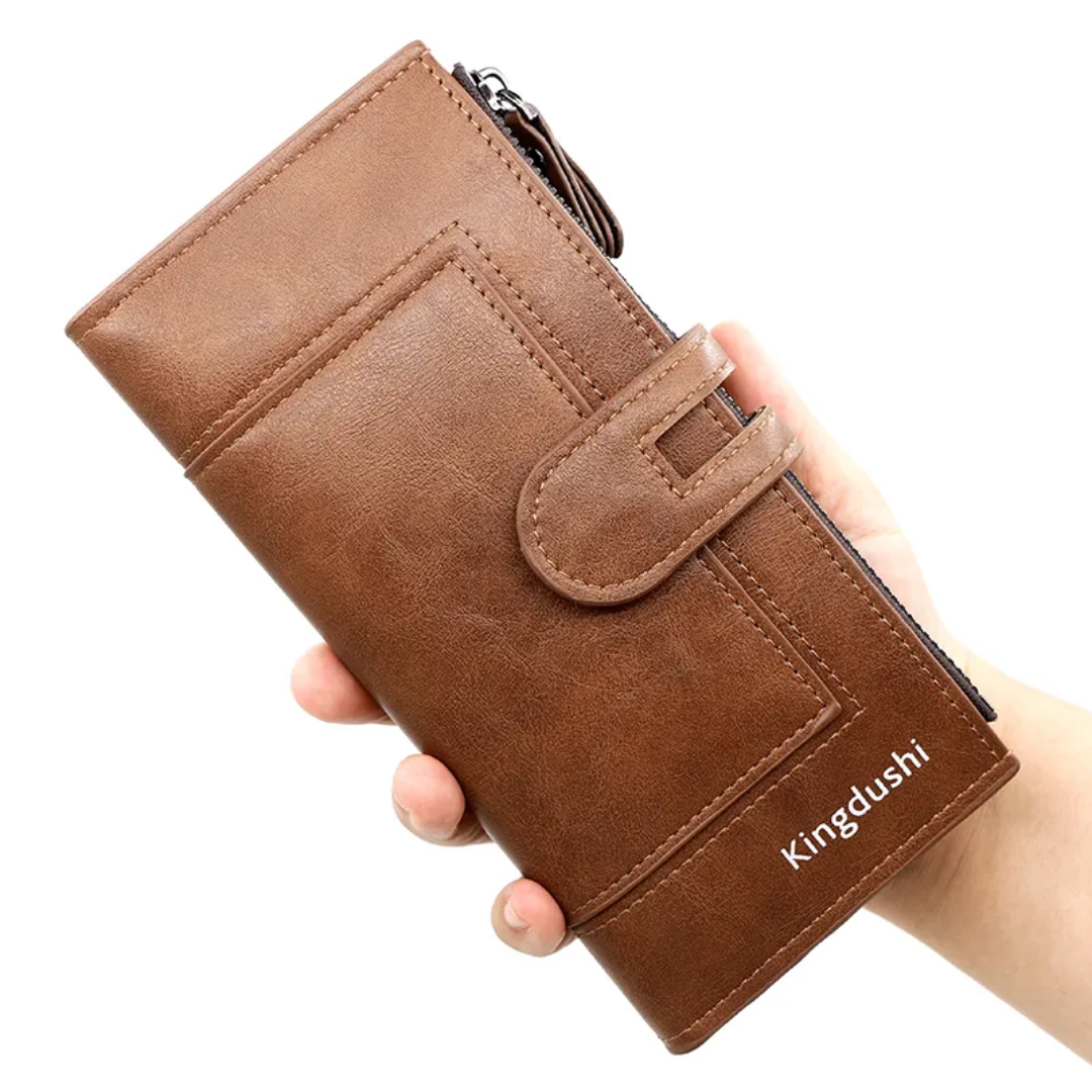 Long leather wallet | Practical and elegant-Elly Rose