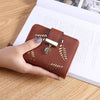 Leather wallet with gold leaf | Trendy and practical-Elly Rose
