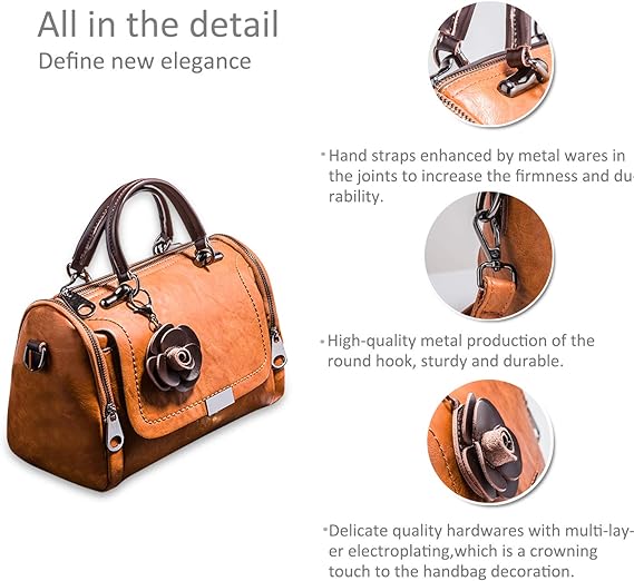 Dahlia Boston bag | Chic & Trendy-Elly Rose