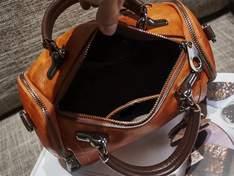 Sofie - Vintage leather handbag for women - Elegant and durable-Elly Rose