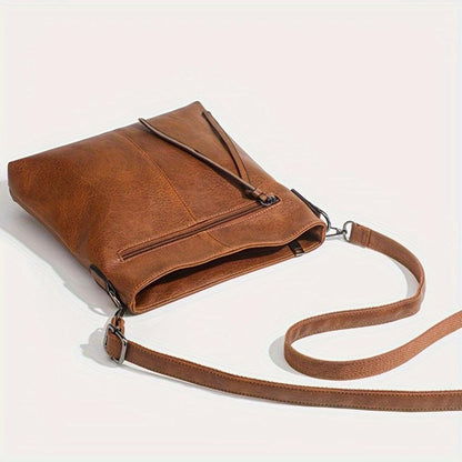 Lena Retro Square Crossbody Bag-Elly Rose