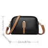 Mila Litchi Embossed Crossbody Bag-Elly Rose