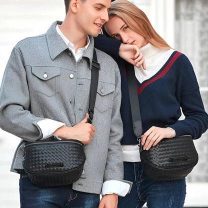 Wilja | Hand-woven beef leather large capacity bag-Elly Rose