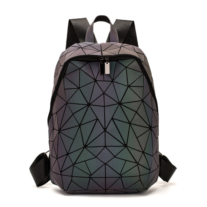 Gina Glow in the Dark Bag | Tote bag with geometric pattern-Elly Rose