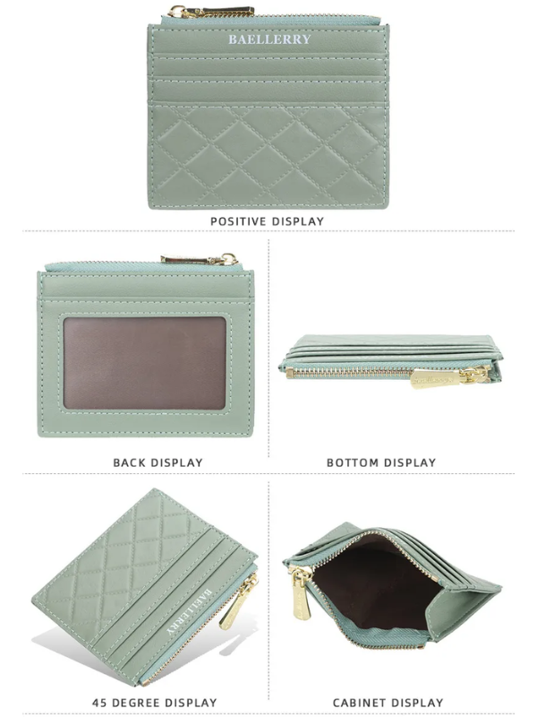 Quilted cardholder | Compact and trendy-Elly Rose
