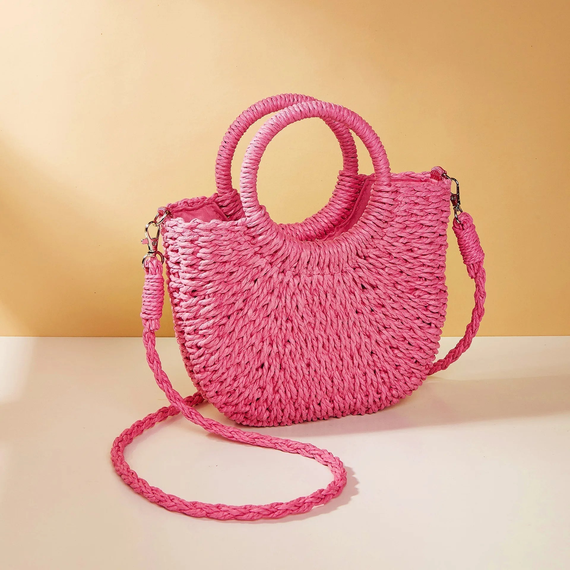 ByMave - Large wicker bag-Elly Rose