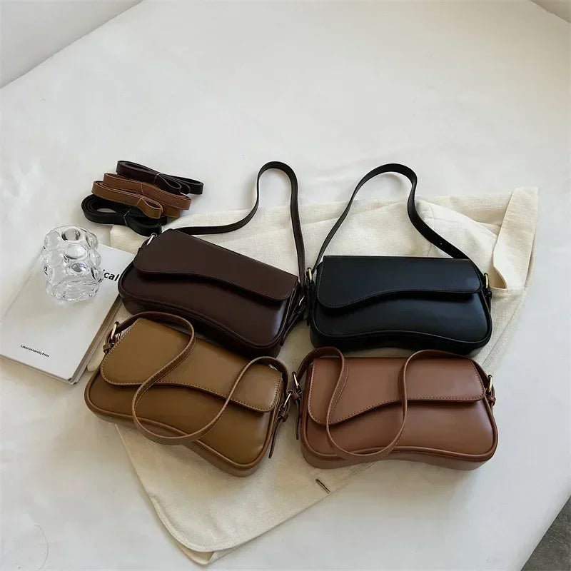 MARIA - Leather shoulder bag-Elly Rose