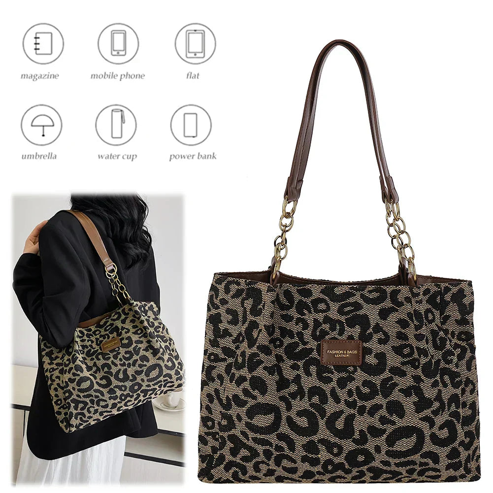 PersonaBag - Cute leopard shoulder bag-Elly Rose
