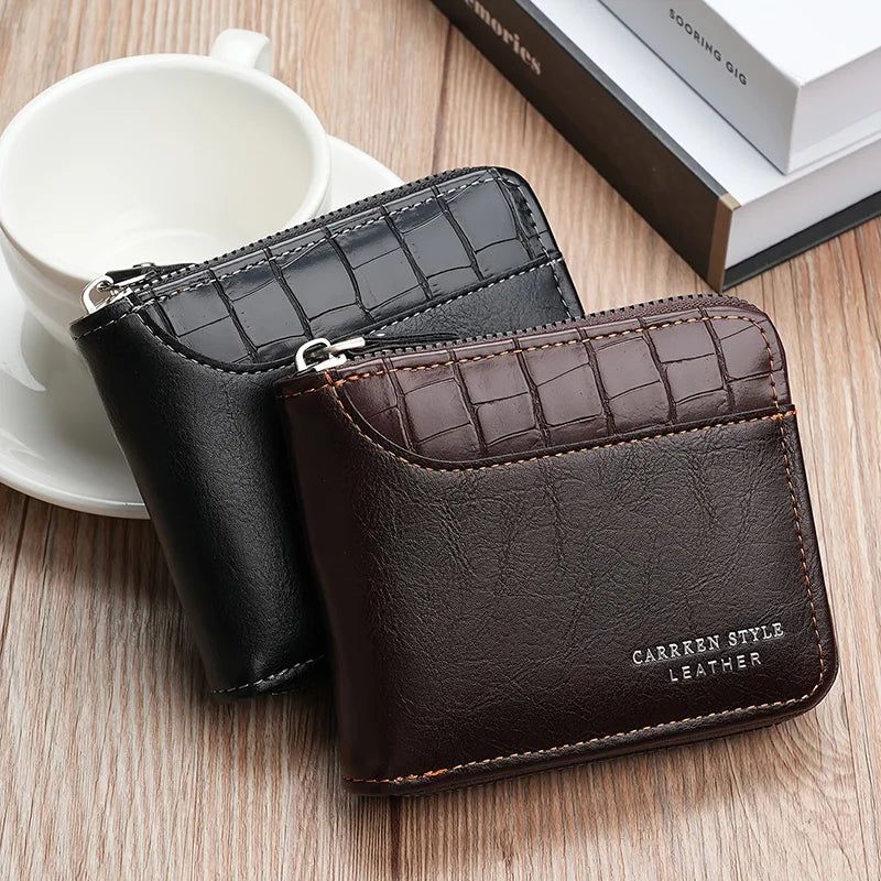 MIDGE - Zippered wallet for men-Elly Rose