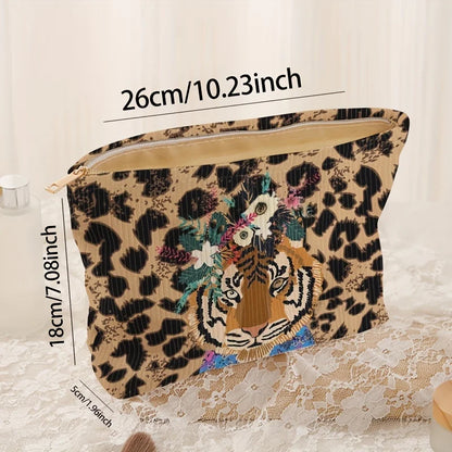 Savanna - Animal print make-up bag-Elly Rose