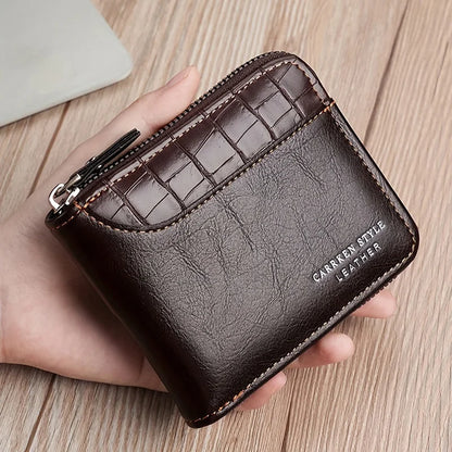 MIDGE - Zippered wallet for men-Elly Rose