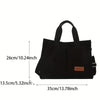 Velora Luxe - Trendy shoulder bag in corduroy-Elly Rose
