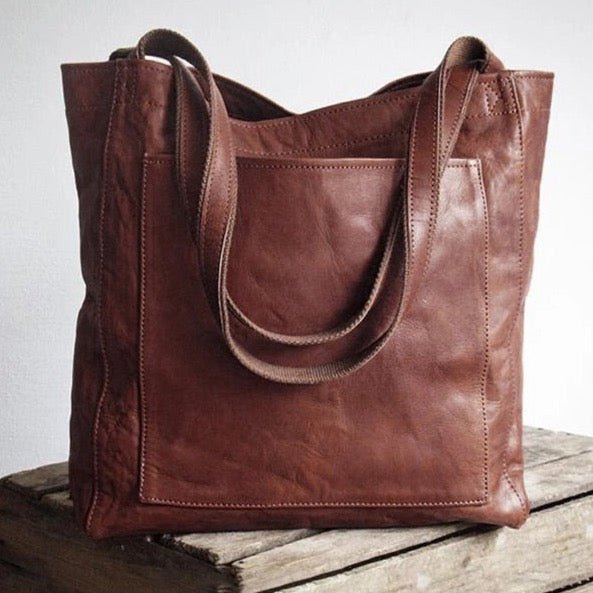 Dagmar - Elegant leather handbag-Elly Rose