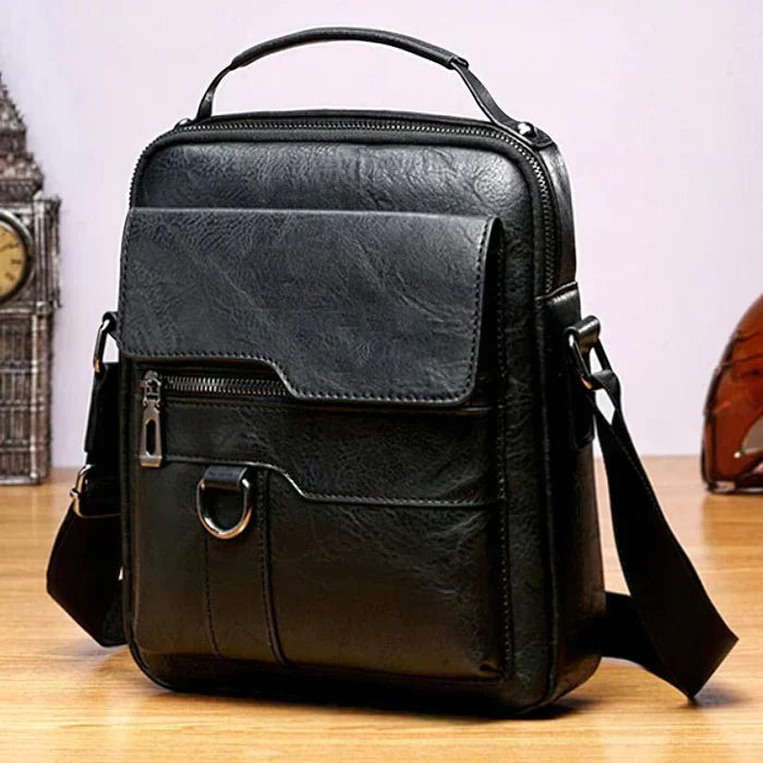 Quinn - Stylish Leather Messenger Bag-Elly Rose