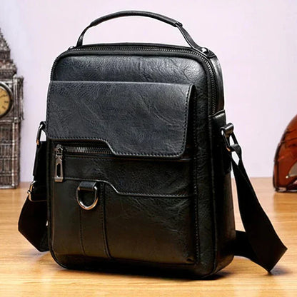 Quinn - Stylish Leather Messenger Bag-Elly Rose