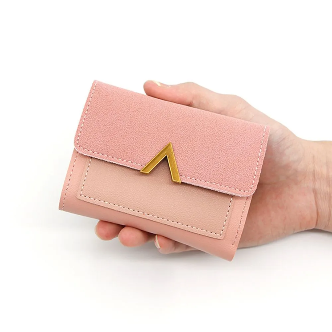 Velvet leather mini wallet | Compact and trendy-Elly Rose