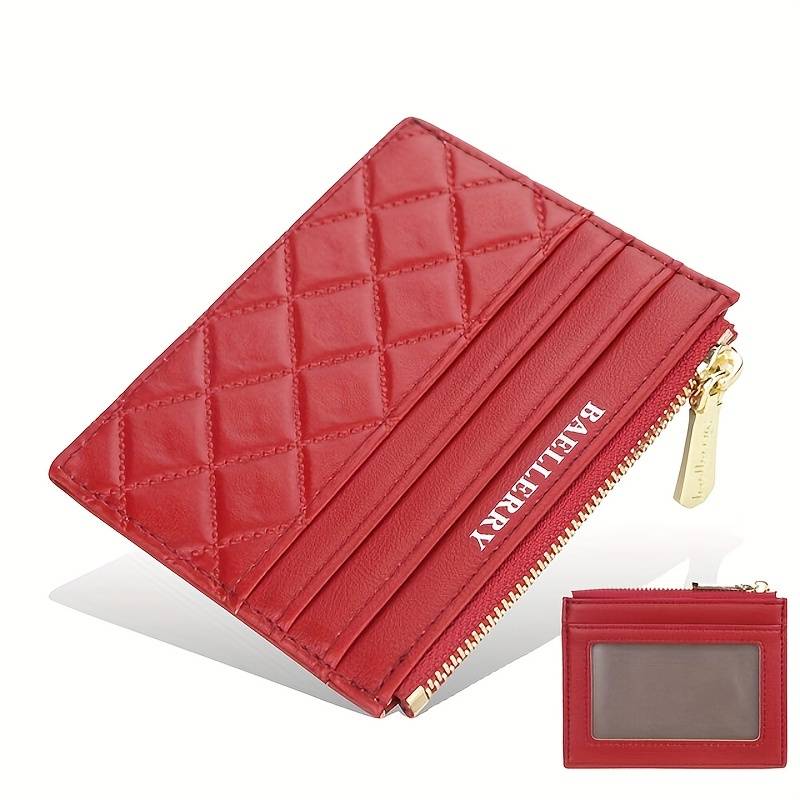 Quilted cardholder | Compact and trendy-Elly Rose