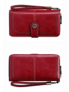 Leather wallet with strap | Large capacity-Elly Rose